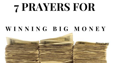 prayers for winning the lottery|7 Divine Prayers To Win Big Money .